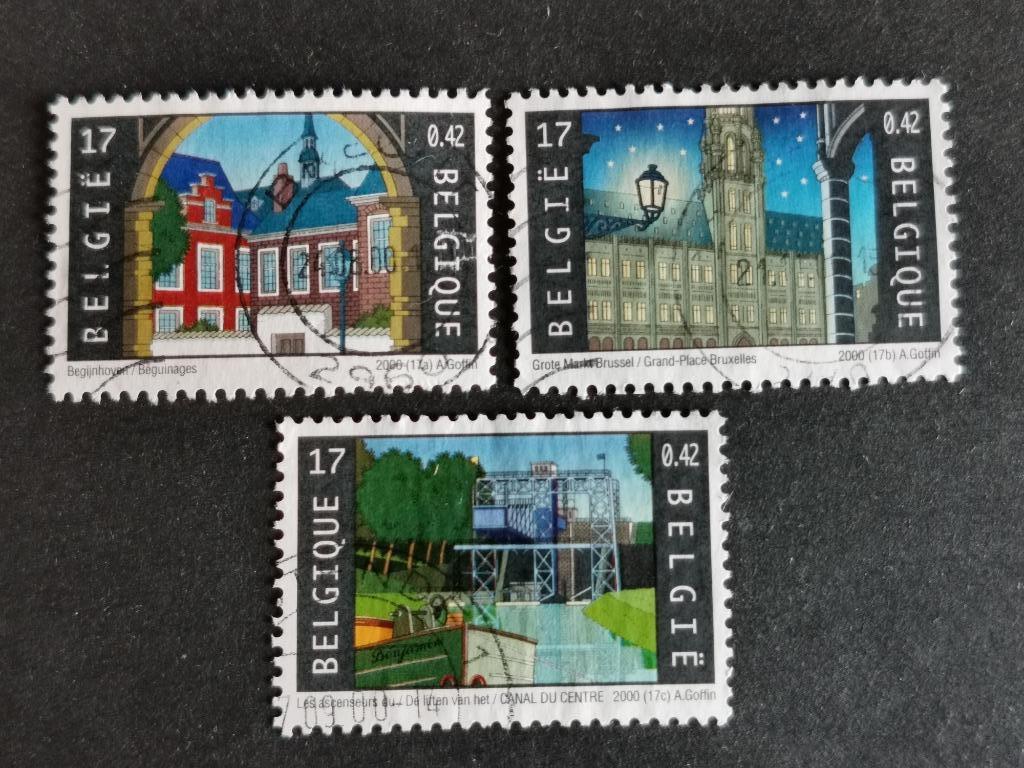 Belgique 2000 - patrimoine mondial UNESCO - béguinages ,,,, Enlèvement ou Envoi, Affranchi