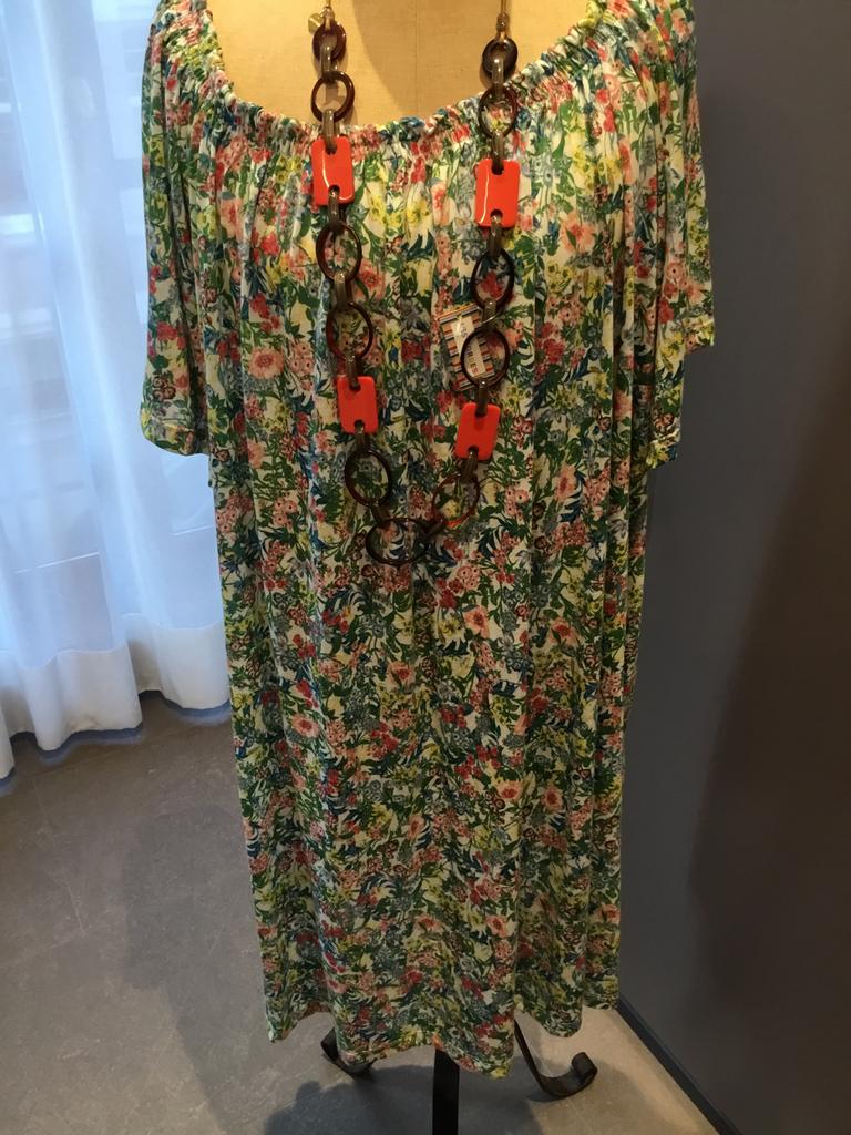 Robe/ tunique colorée, taille XL (50), H&M, Enlèvement ou Envoi, Comme neuf, Longueur genou