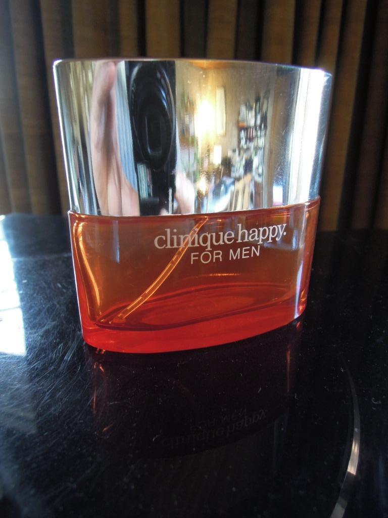 parfum spray Clinique happy FÖR MEN 50ml leeg Switserland, Ophalen of Verzenden, Gebruikt, Parfumfles