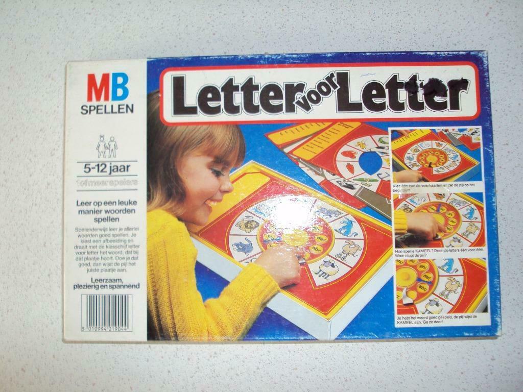 "Letter Voor Letter" Van MB Spellen., Hobby en Vrije tijd, Gezelschapsspellen | Overige, Zo goed als nieuw, Ophalen of Verzenden