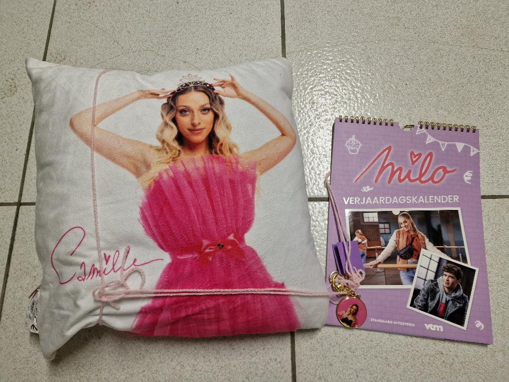 Camille pakket kussen,sleutelhanger en kalender Milo, Ophalen of Verzenden, Nieuw, Overige typen