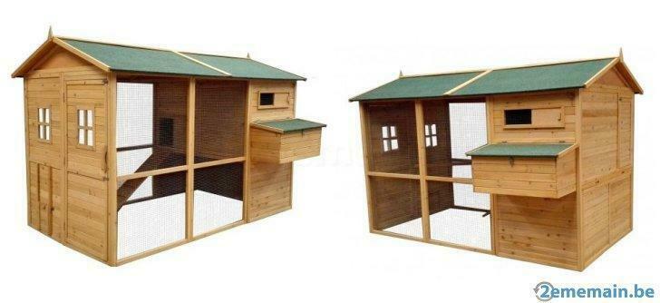 Poulailler XXL abri poule caille volaille GEANT clapier, Animaux & Accessoires, Volatiles | Accessoires, Neuf, Poulailler, Envoi