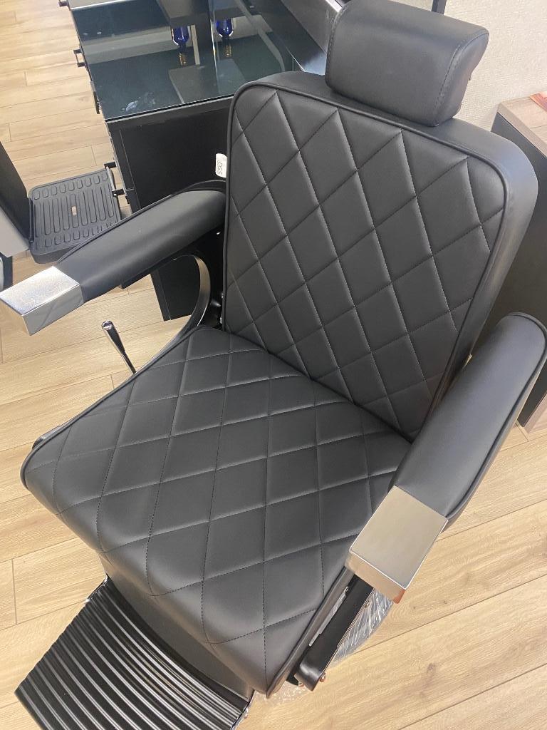 Barbierstoel Bakla zwart barberstoel knipstoel herenstoel, Overige materialen, Eenpersoons, Minder dan 75 cm, Nieuw
