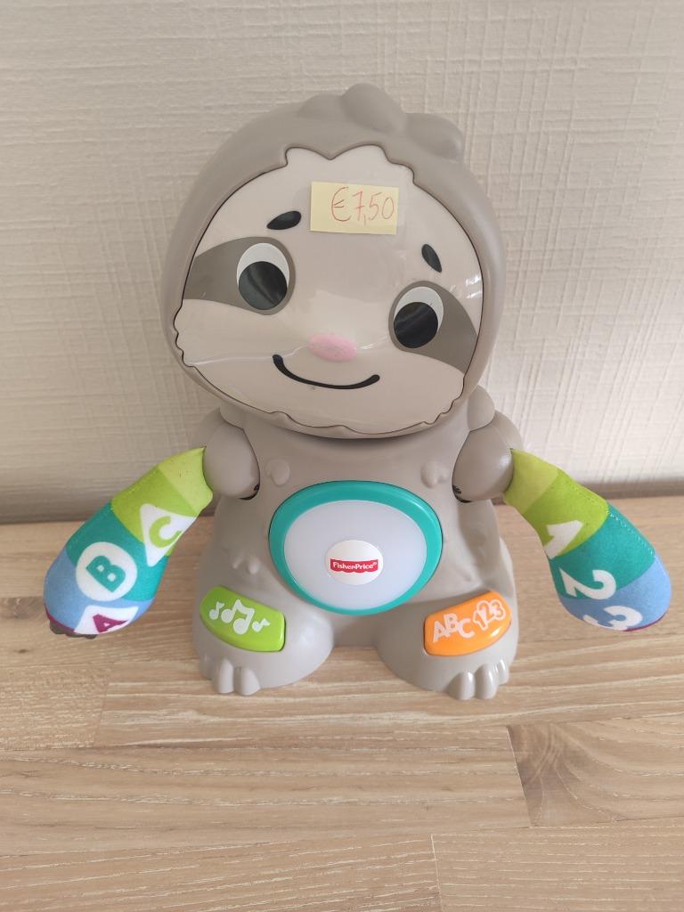 Fisher-Price Linkimals luiaard, Ophalen, Zo goed als nieuw, Met licht