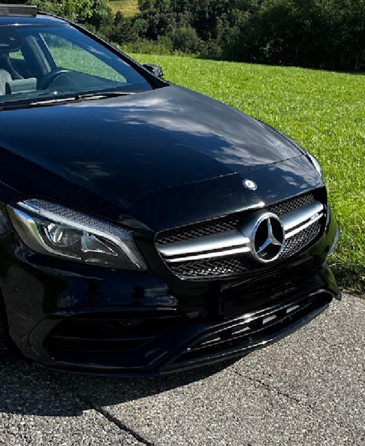 Calandre A45 amg w176, Auto's, Zwart, Zwart, Particulier, Te koop