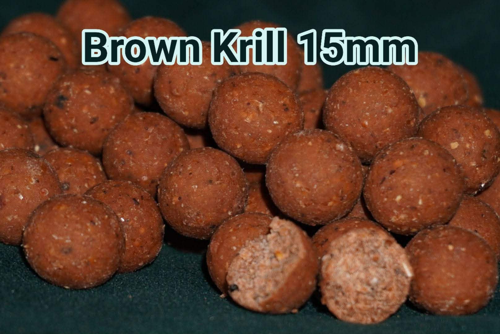 Bouillettes Brown Krill 15 mm, Sports nautiques & Bateaux, Pêche à la ligne | Carpes, Enlèvement, Neuf, Autres types