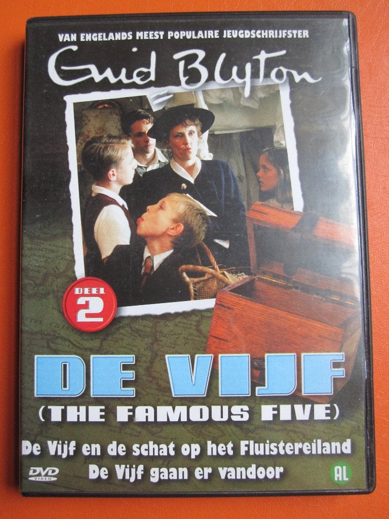 De Vijf En de schat op Fluistereiland + gaan er vandoor, Cd's en Dvd's, Dvd's | Kinderen en Jeugd, Avontuur, Engels, Alle leeftijden