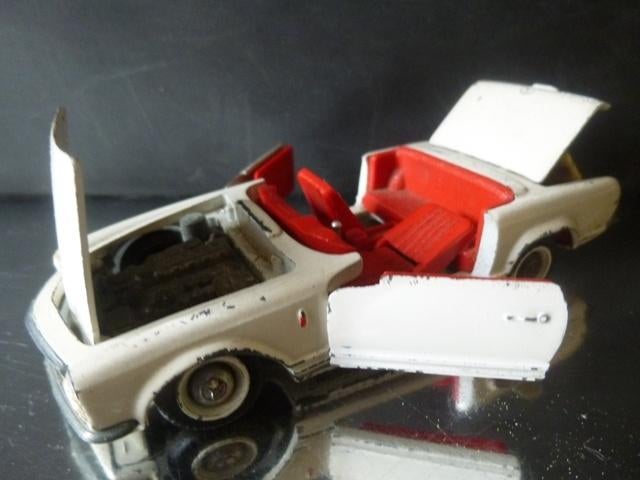 Collector Mercedes 230SL - TEKNO (Dk) 1:43 Vintage RARE !, Ophalen of Verzenden, Gebruikt, Auto