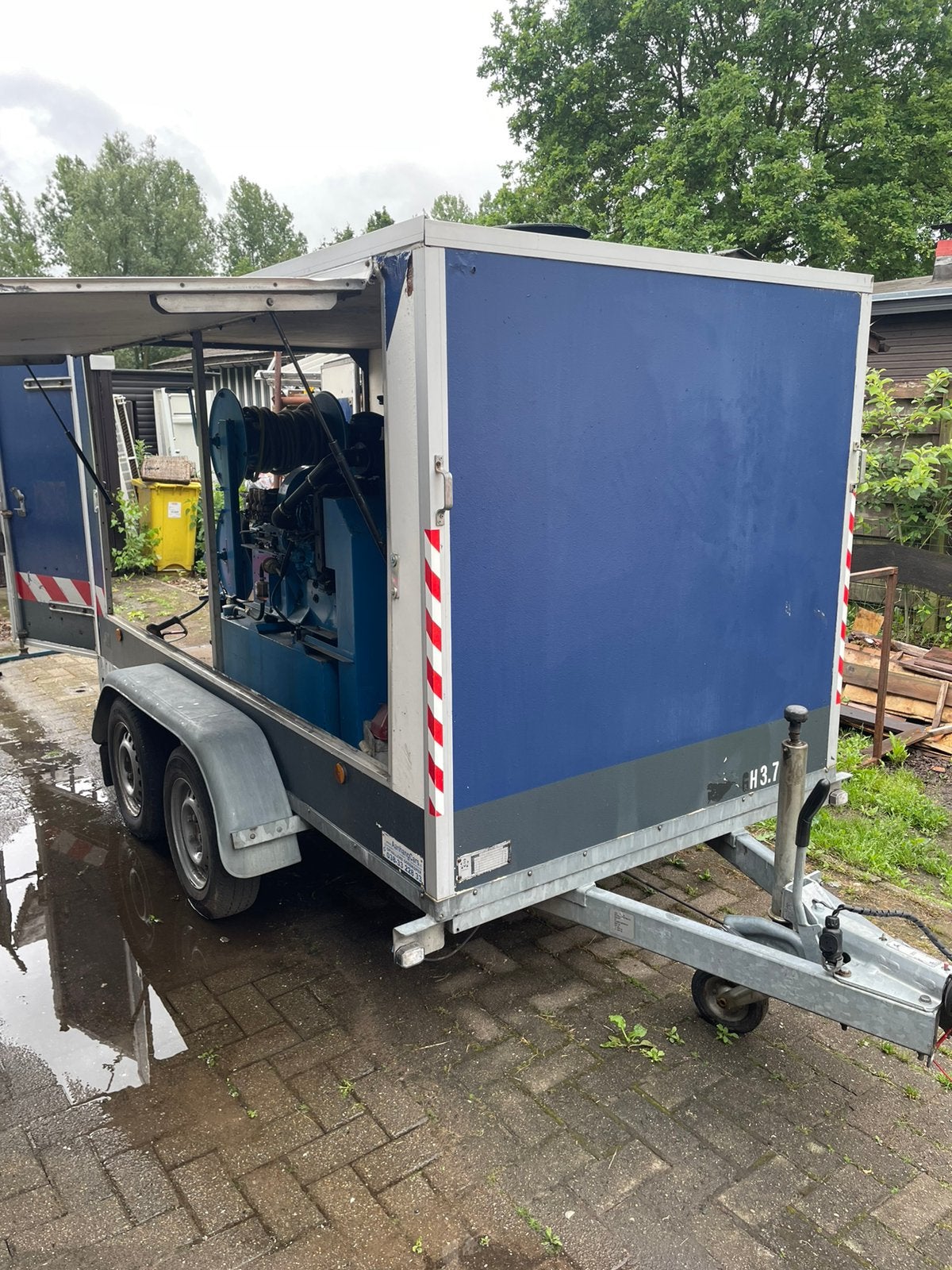 Waterkracht hogedruk/stoom trailer, Ophalen, Zo goed als nieuw