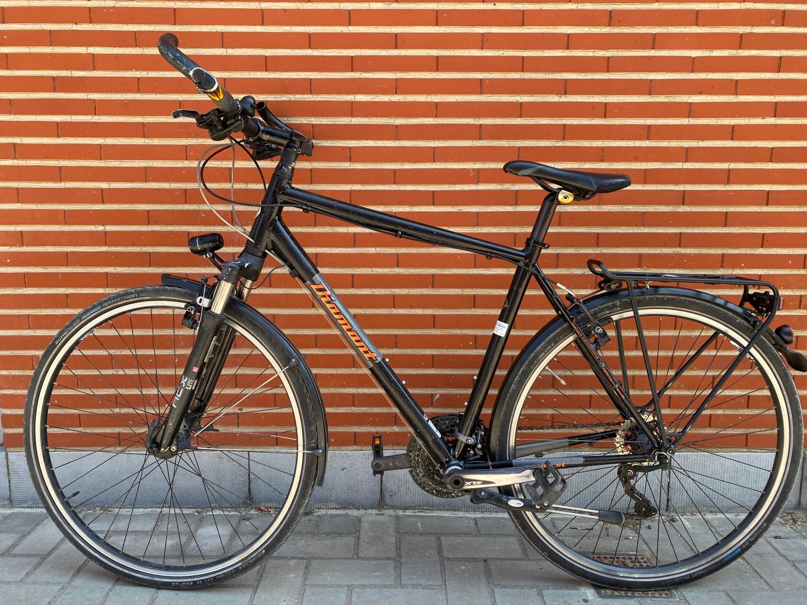 Fiets Diamant Kalkhoff Velo de ville Herenfiets, 28 inch, Gebruikt, Vering, Velgrem