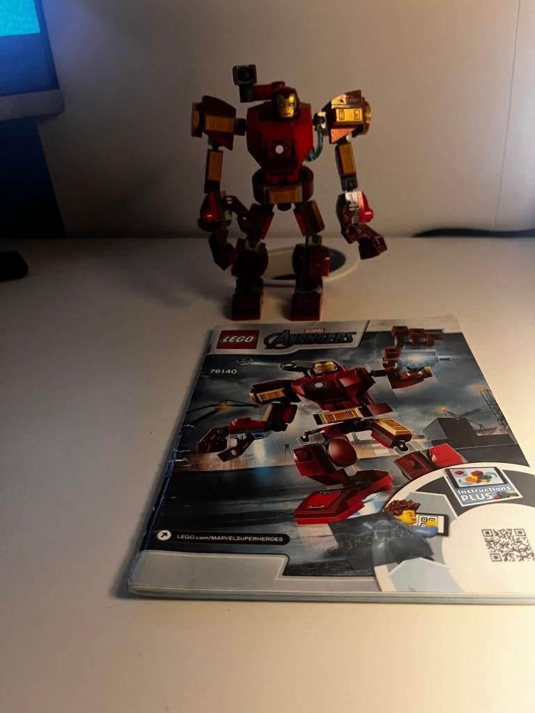76140 — LEGO Marvel Iron Man Mech, Ophalen, Marvel, Lego, Zo goed als nieuw
