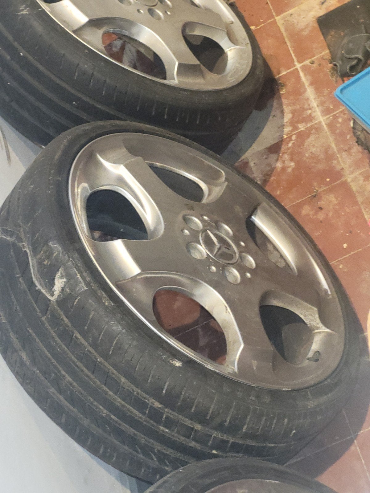 Jantes Mercedes, Autos : Pièces & Accessoires, Enlèvement, 19 pouces, Pneu(s)