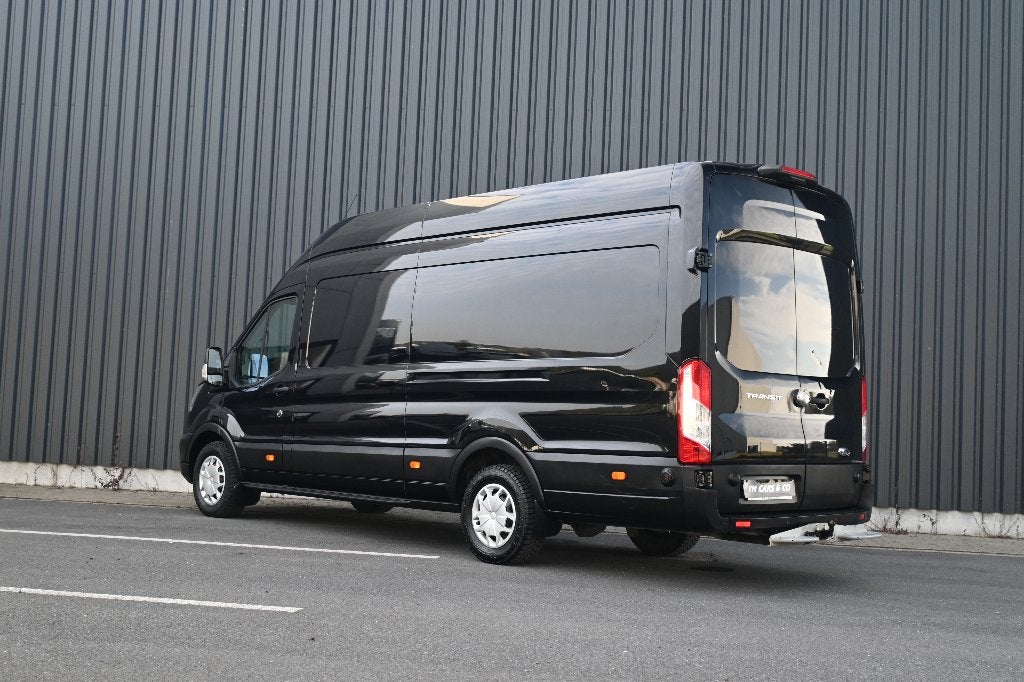 Ford Transit L4H3 Automaat, RWD, Cruise, Camera, Leder, BTW, Auto's, Automaat, 1995 cc, Zwart, Leder
