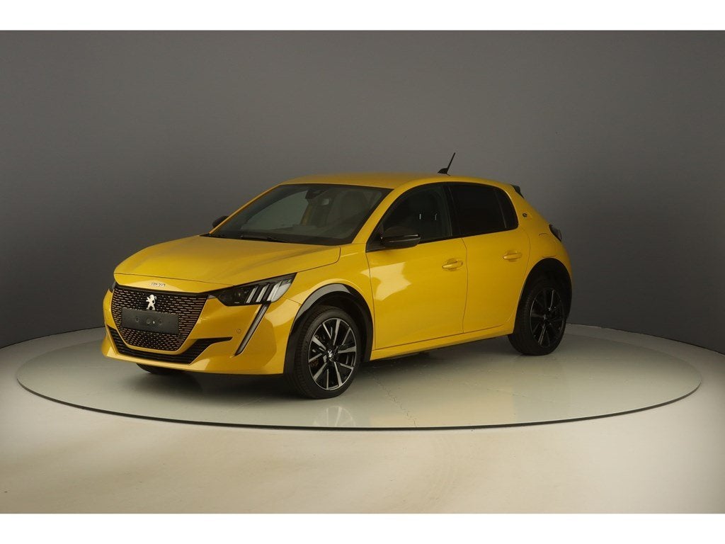 Peugeot e-208 136pk GT-Line, Auto's, Zwart, Overige kleuren, 136 pk, Elektrisch