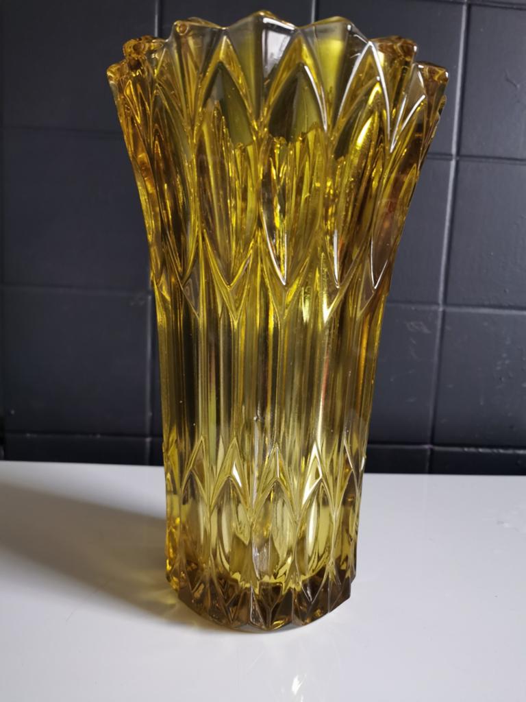 Art deco vaas. Rond 1960., Antiek en Kunst, Antiek | Glaswerk en Kristal, Ophalen of Verzenden