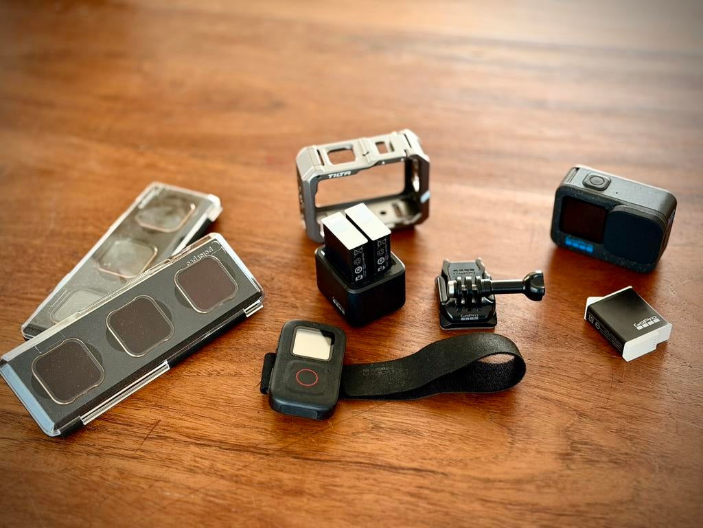 GoPro Hero 12 Black als nieuw + premium accessoires, Ophalen of Verzenden, Zo goed als nieuw, GoPro