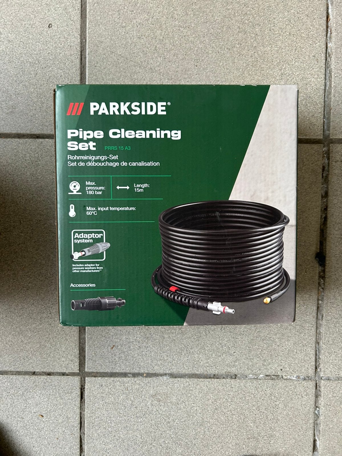 Kit débouchage canalisation Parkside 15 m – PRRS 15 A3, Enlèvement, Comme neuf