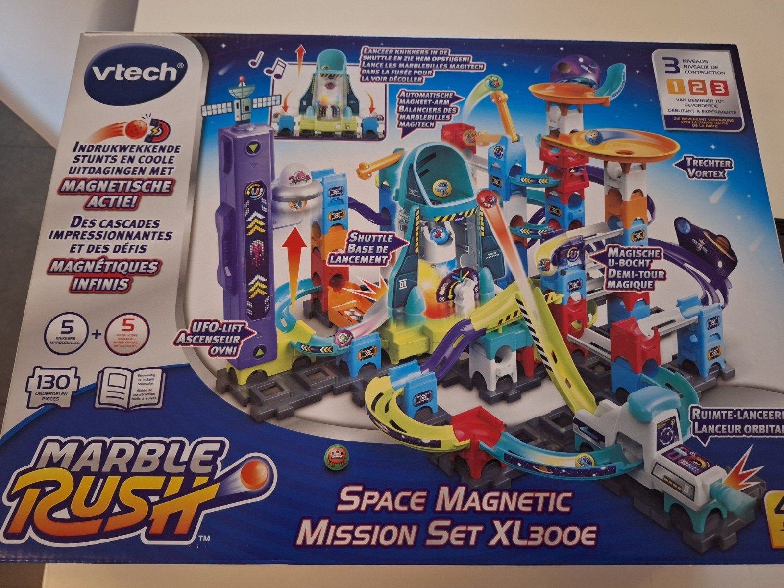 Vtech knikkerbaan in doos, cadeautip, Ophalen, Zo goed als nieuw