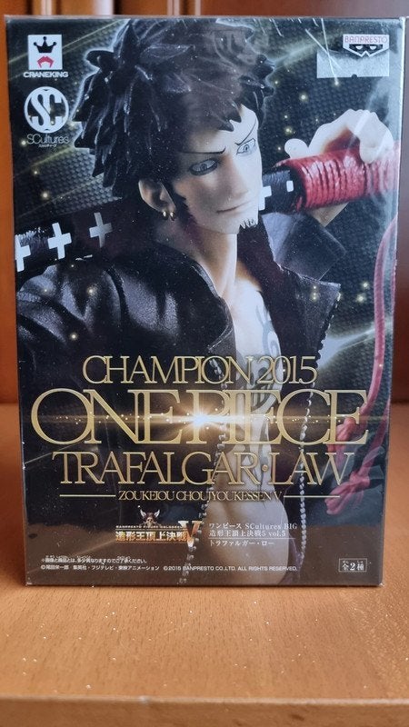 Figurine One Piece – Trafalgar Law – Champion 2015 Banpresto, Enlèvement, Comme neuf, Humain