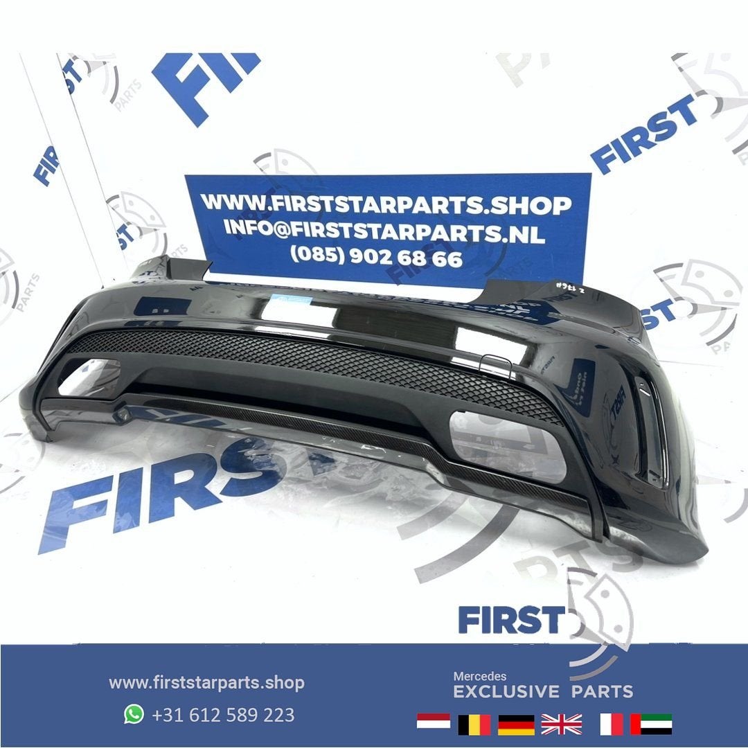 W176 A45 AMG Achterbumper zwart wit grijs etc Mercedes A Kla
