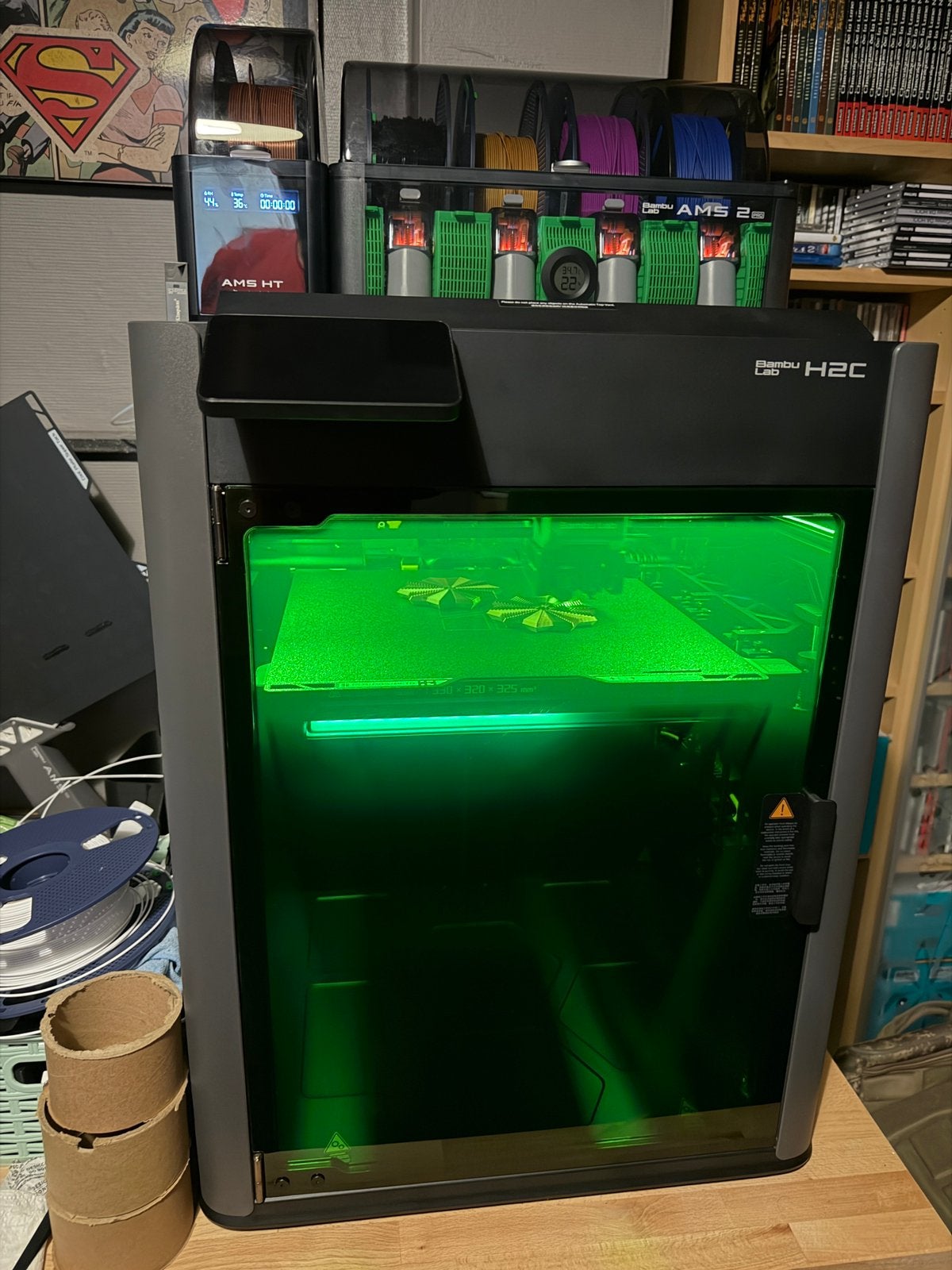 Bambulab H2C, Ophalen