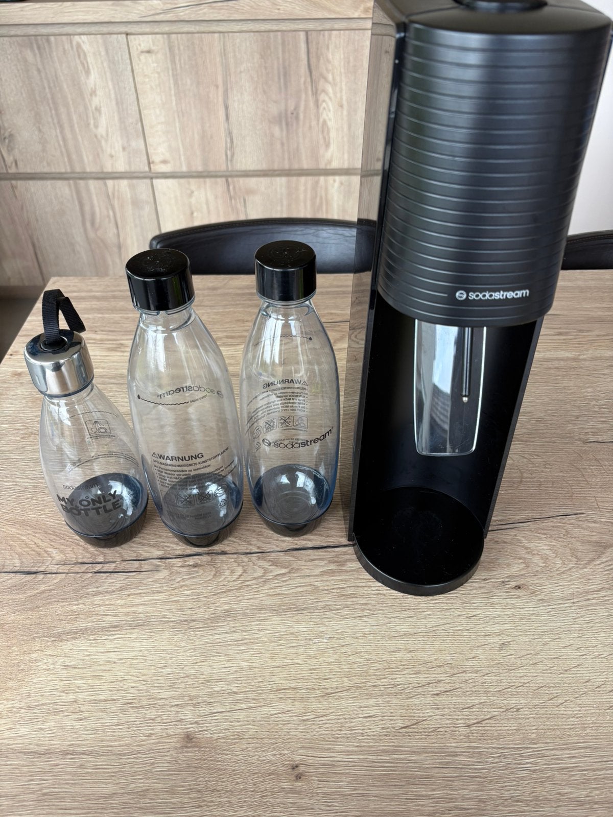 Sodastream, Ophalen, Gebruikt
