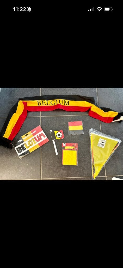 Pakket gadgets Belgium/Rode Duivels, Verzamelen, Ophalen of Verzenden, Zo goed als nieuw, Overige typen