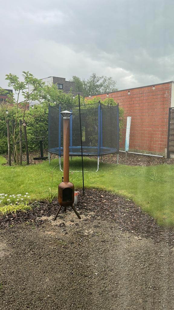 Trampoline gamma 244cm, Ophalen, Gebruikt