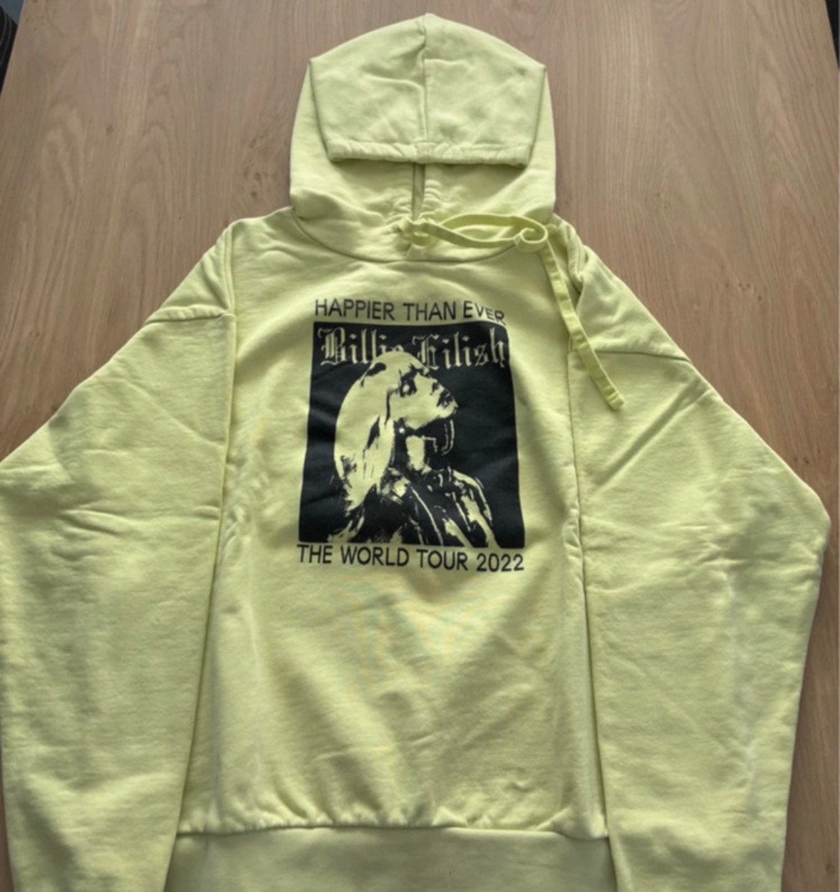 Sweat à capuche Billie Eilish, Vêtements | Femmes, Enlèvement ou Envoi, Comme neuf, Taille 38/40 (M), Jaune
