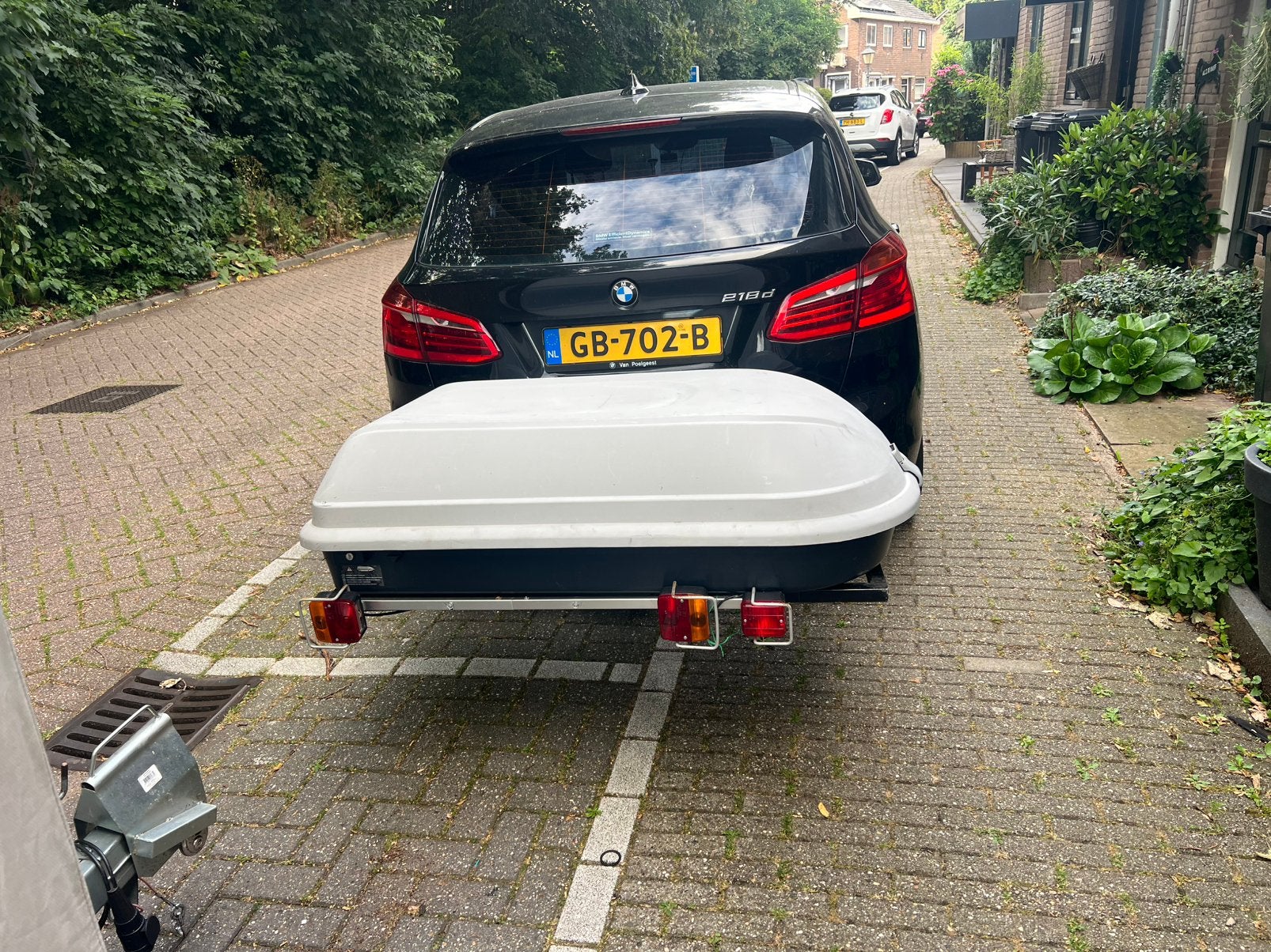 Tekoop trekhaak dakkoffer, Auto diversen, Dakkoffers, Ophalen of Verzenden, Zo goed als nieuw