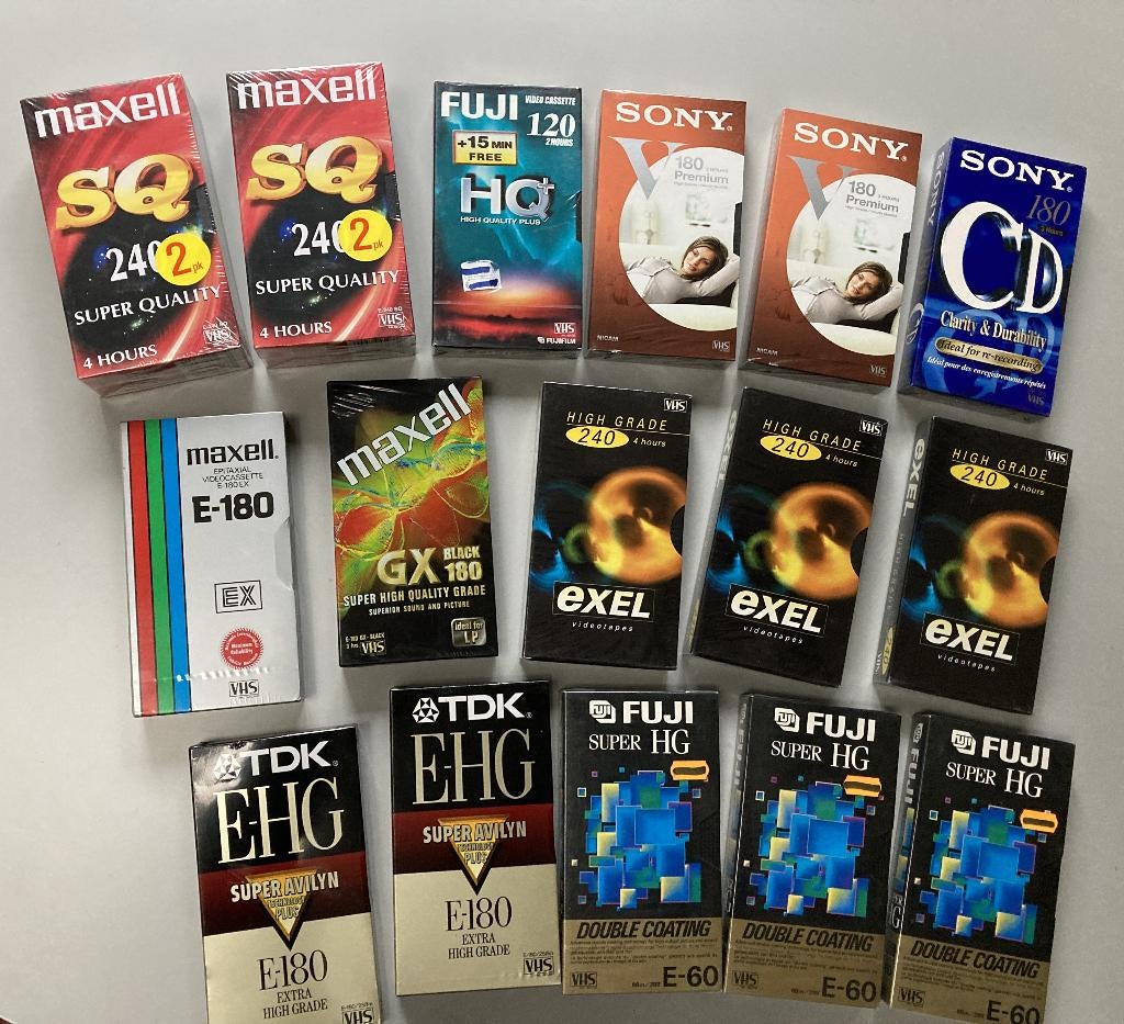 VHS videocassettes nieuw sealed, Ophalen of Verzenden, Nieuw in verpakking