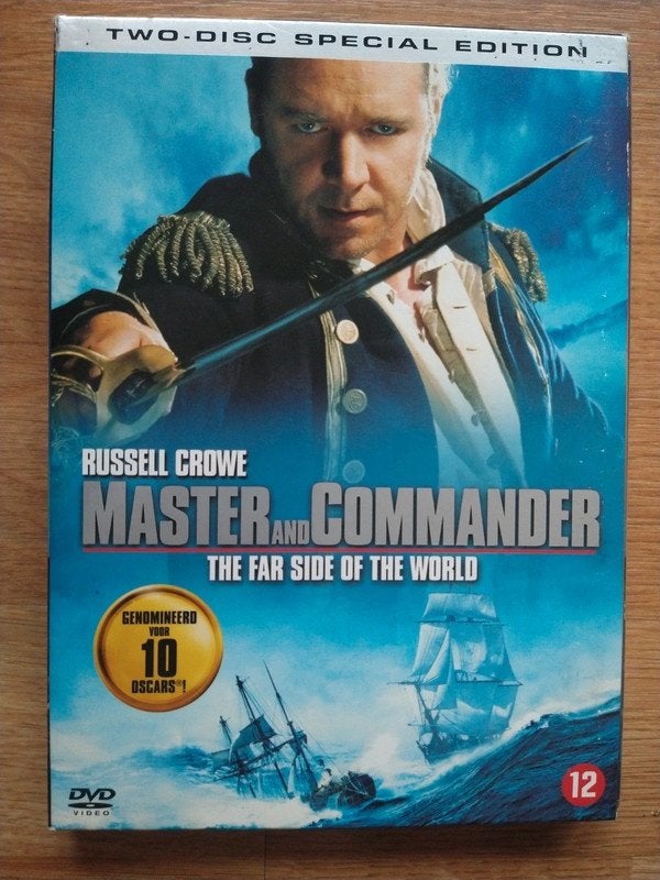 Dvd master and Commander, Verzenden