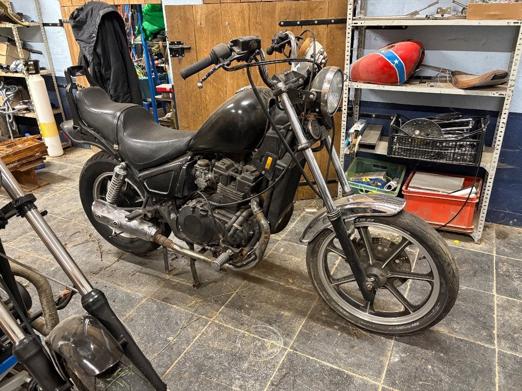 Kawasaki 450 LTD 1984, Chopper, 2 cylindres, Particulier, 450 cm³