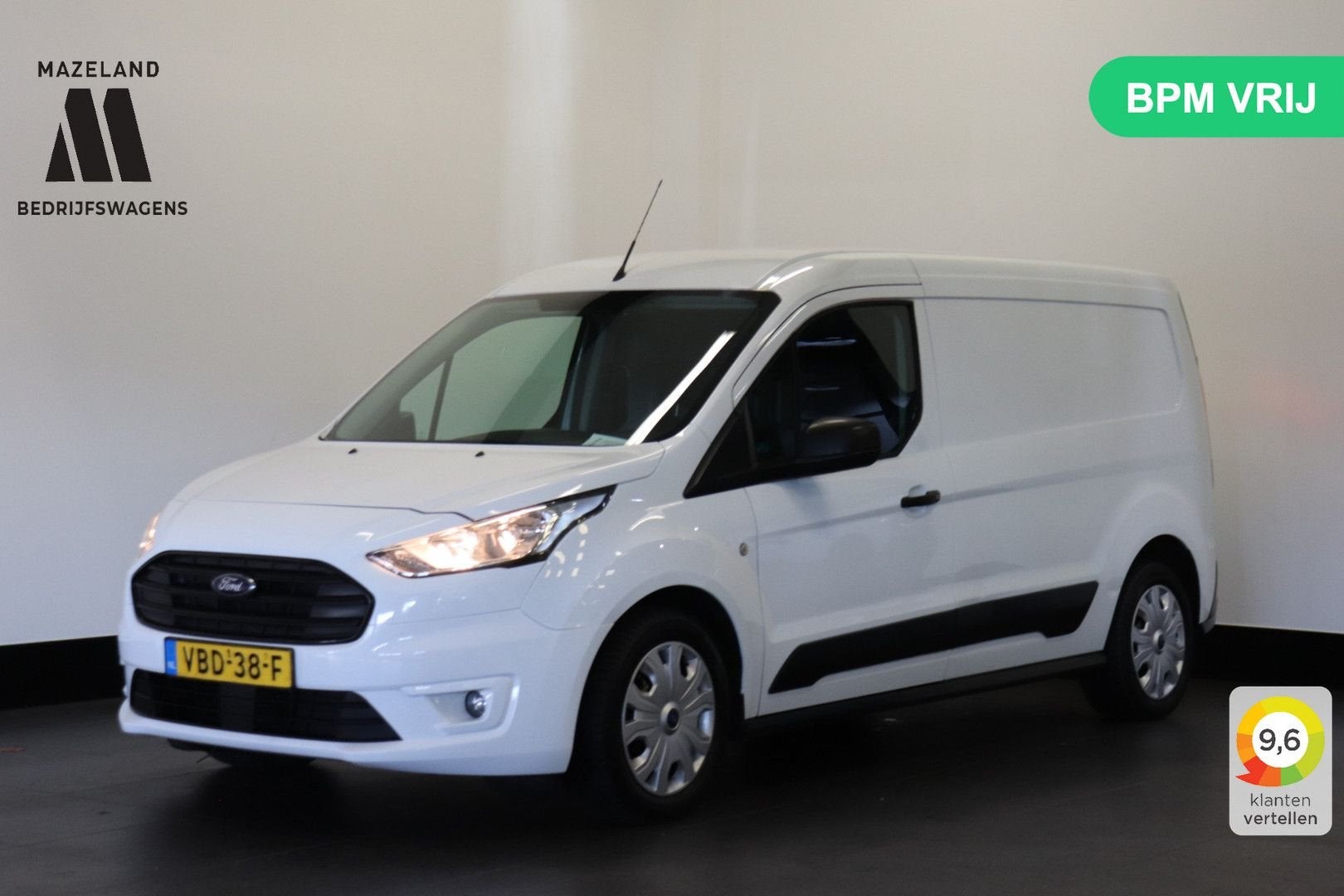 Ford Transit Connect 1.5 EcoBlue 100PK L2 - EURO 6 - Airco -, Electronic Stability Program (ESP), Wit, Bedrijf, Ford