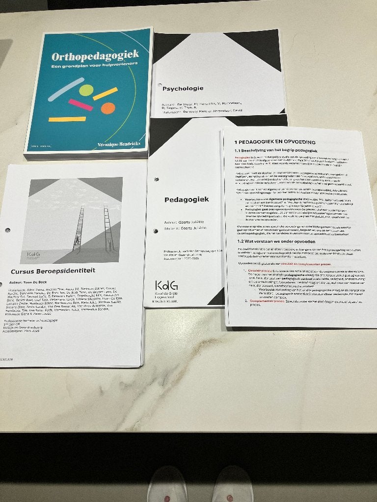 cursusboek orthopedagogiek, Ophalen of Verzenden, Zo goed als nieuw, Hogeschool, Veronique Hendrickx