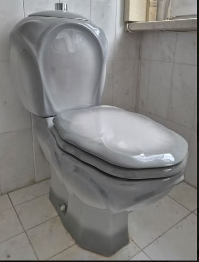 vintage toilet  Orchidee Ritz Paris - High End 90er, Enlèvement, Comme neuf, Pierre, Toilettes
