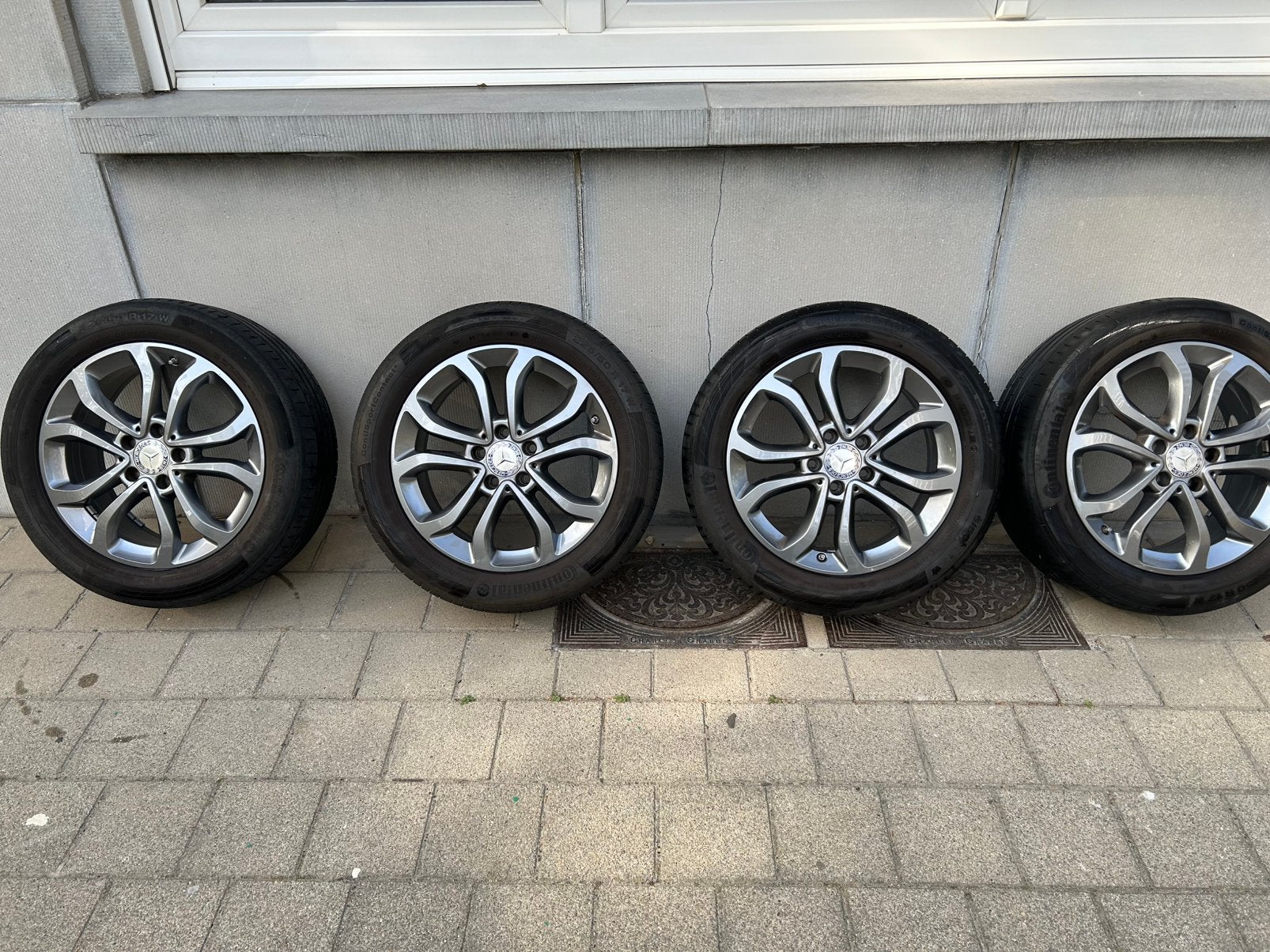 Pneus d'été pour Mercedes 225/50R17, Autos : Pièces & Accessoires, Pneus et Jantes, Pneus été, 17 pouces, Enlèvement