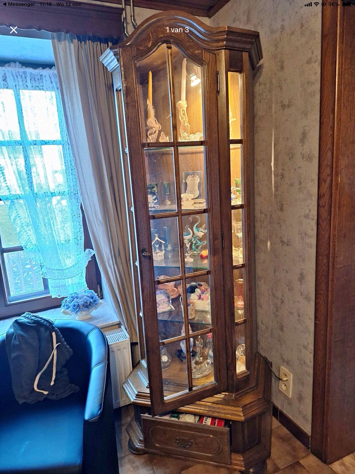Armoire vitrine, Maison & Meubles, Armoires | Vitrines, Enlèvement, Comme neuf