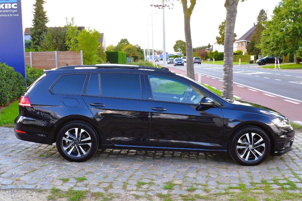 Vw Golf 7,5 2.0CR TDI/DSG/FULL OPTIE/iQ DRIVE/GARANTIE, Autos, Phares entièrement LED, Entreprise, Noir, Automatique