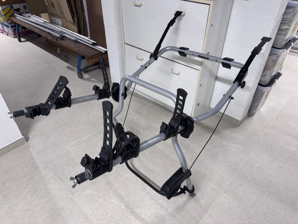 Fietsendrager Thule ClipOn 9103/9104, Ophalen, 3 fietsen of meer, Zo goed als nieuw, Achterklepdrager