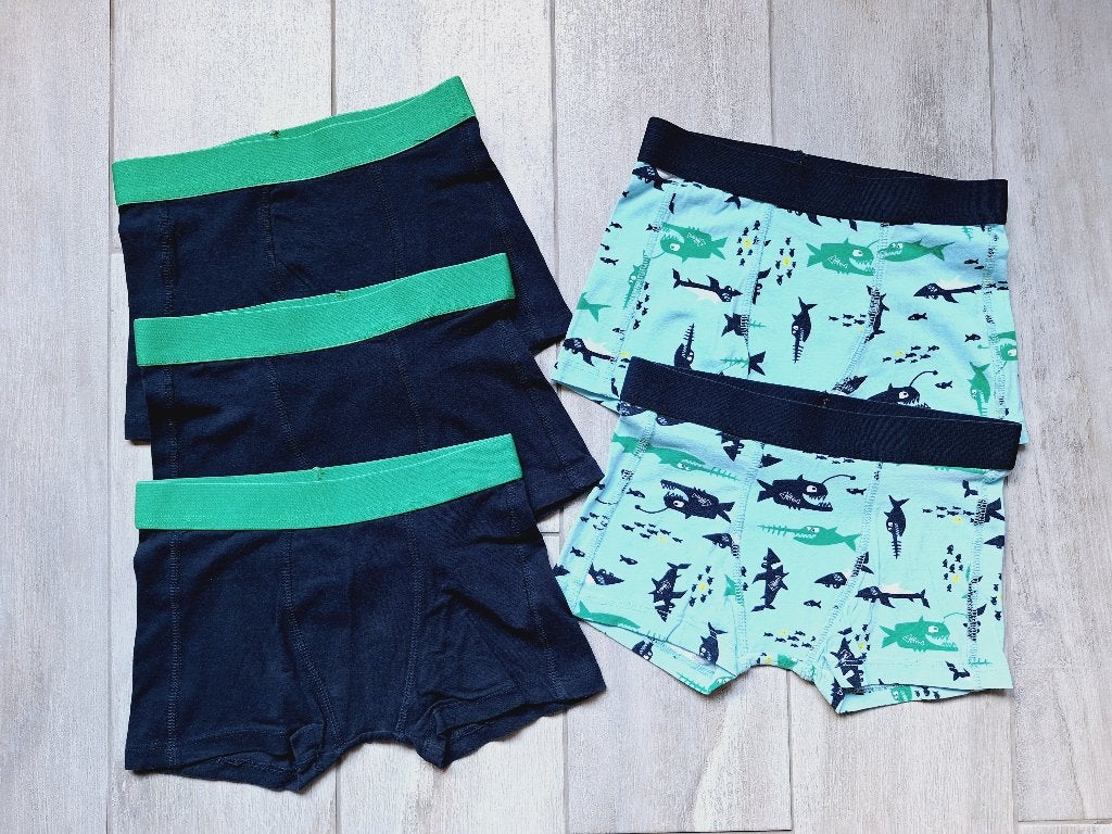 ★ M122/128 - set onderbroeken - GERESERVEERD, Ophalen of Verzenden, Zo goed als nieuw, Jongen, Nacht- of Onderkleding