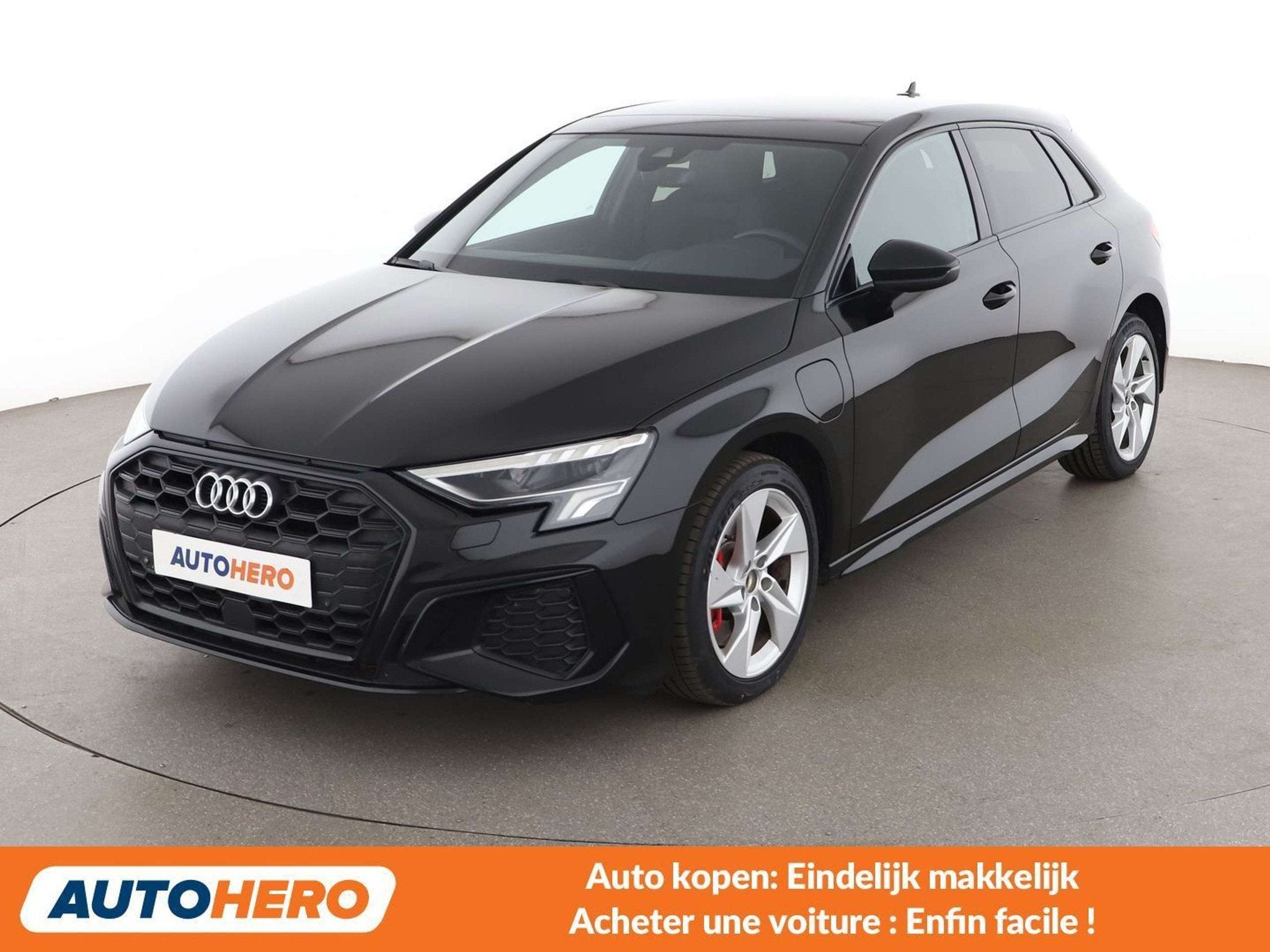 Audi A3 45 TFSIe S line (bj 2021, automaat), Auto's, 245 pk, Gebruikt, Zwart, 31 g/km