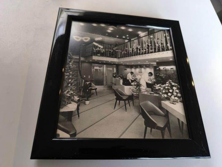 Vintage zwart-wit foto, opticien, Enlèvement ou Envoi, Photo