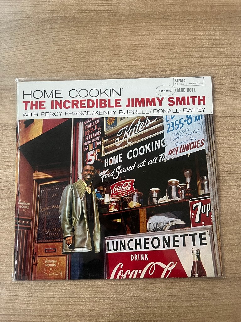JIMMY SMITH - HOME COOKIN' (BLUE NOTE), LP, Gebruikt, Ophalen of Verzenden, Beschermende buitenhoes