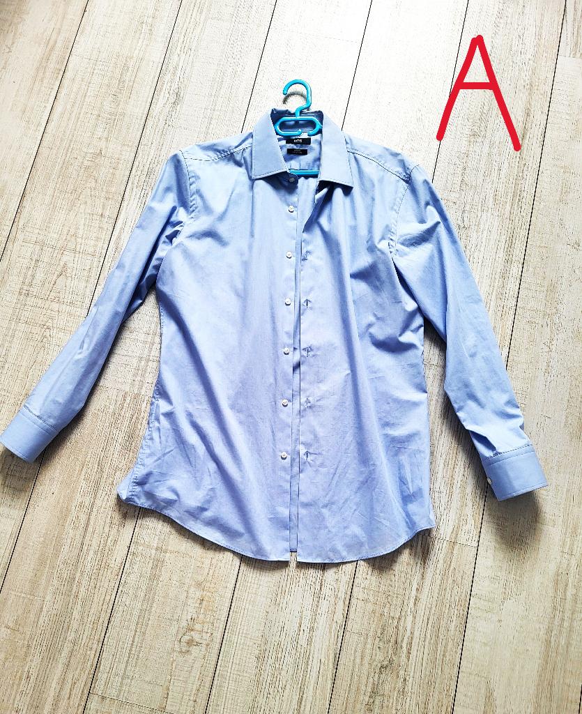 Hugo Boss en andere overhemden, Kleding | Heren, Ophalen of Verzenden, Zo goed als nieuw, Hugo boss, Halswijdte 39/40 (M)