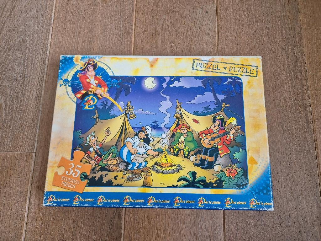 Puzzel piet piraat, Ophalen of Verzenden, 10 tot 50 stukjes, Gebruikt, 2 tot 4 jaar