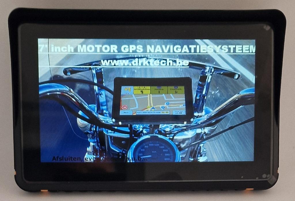 7” Waterdicht Motor GPS Navigatiesysteem EU Maps .DRK-700M, Motoren, Accessoires | Navigatiesystemen, Info@drktech.be, Oosterwennel 35 Genk
