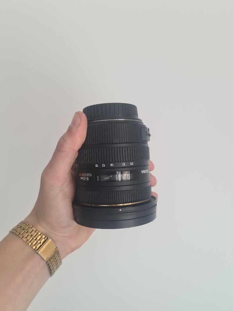 Sigma Canon 10-20mm lens, Ophalen of Verzenden, Zo goed als nieuw, Groothoeklens, Zoom