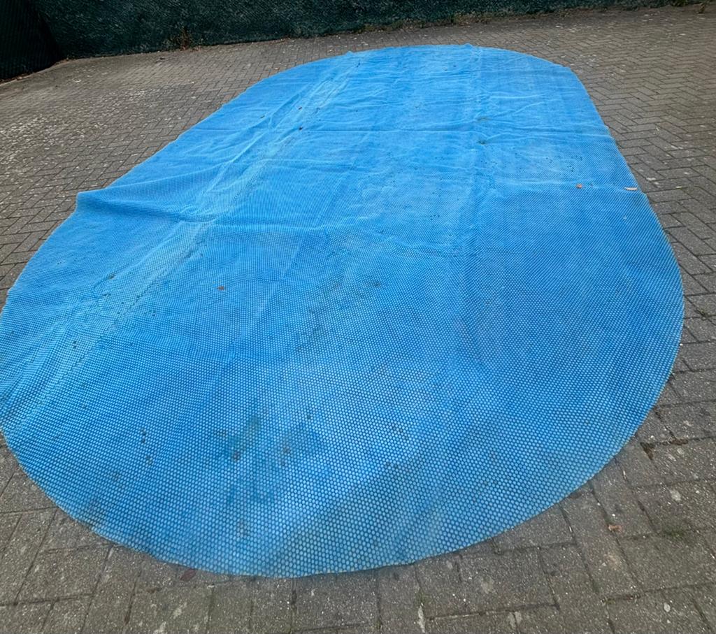 Zwembad noppen folie 6m10 - 3m75, Ophalen, Zo goed als nieuw