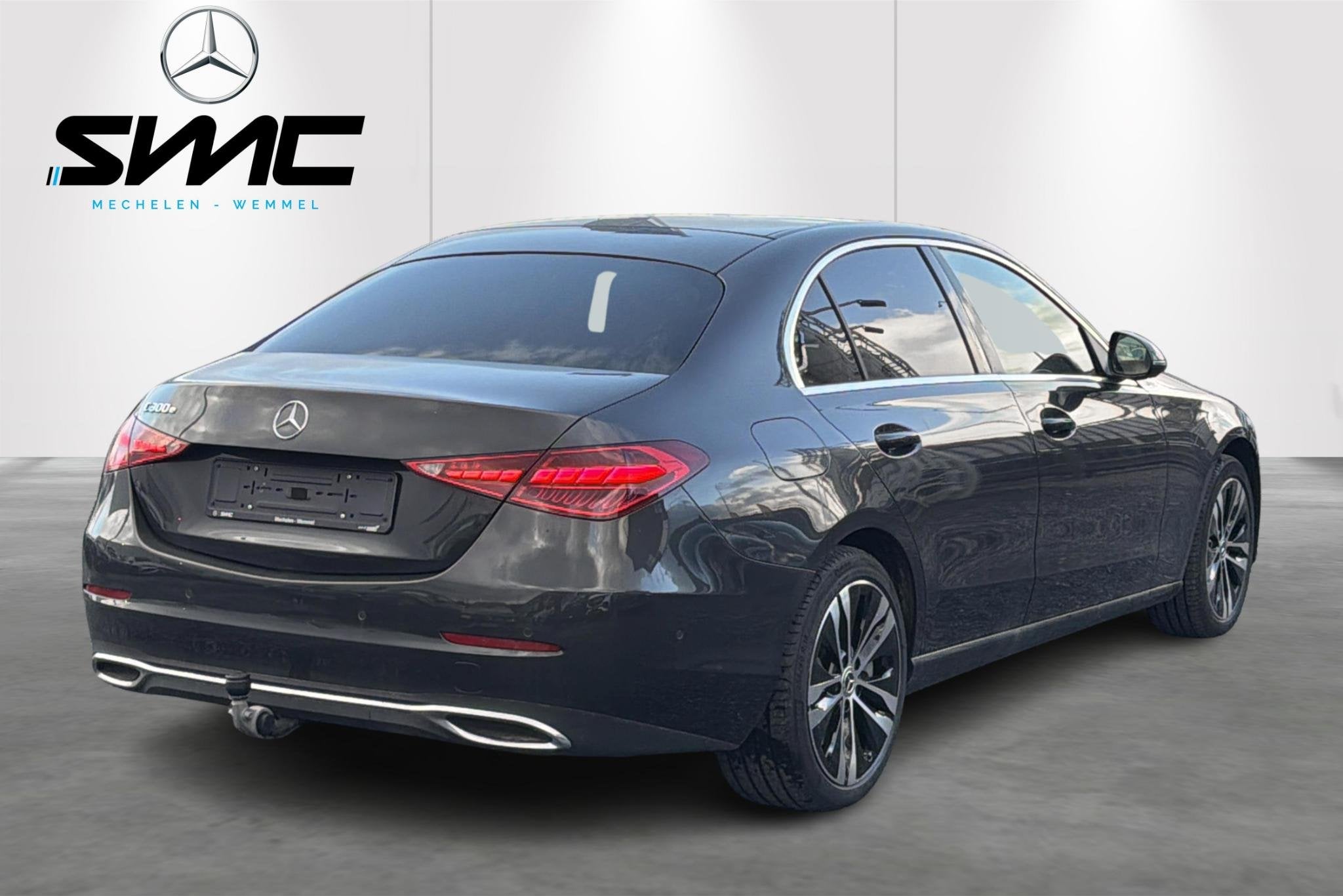 Mercedes-Benz C-klasse C 300 e Luxery Line, Auto's, 4 deurs, Zwart, 4 cilinders, 2080 kg